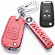 2021款別克英朗鑰匙套包改款高檔真牛皮專(zhuān)用19款英朗GT鑰匙扣英朗XT鑰匙套男女士鑰匙保護套殼扣鏈 B款粉色（10-21款英朗專(zhuān)用除了21款改款英朗）