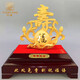 天藏 黃金壽桃擺件送爺爺奶奶長(cháng)輩607080大壽生日禮物壽辰賀禮祝壽賀壽禮品客廳玄關(guān)書(shū)房臥室擺設 小號15.5x11x19.5cm