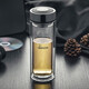 希諾（HEENOOR） 345ml玻璃茶杯雙層耐熱高硼硅玻璃辦公水杯男女士車載商務(wù)泡茶杯