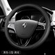 邁翱寶沃BX7方向盤套真皮 BX5 BX3 BX6 BXi7汽車內(nèi)飾把套免手縫 BX7專用 黑色黑線