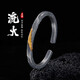 口力米大COLIMIDA流火-99足銀手鐲鑲金原創(chuàng)設(shè)計(jì)復(fù)古法手工定制銀飾品鐲子男女禮物 手工款（內(nèi)周長(zhǎng)17cm） 默認(rèn)1