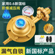 渠辰煤氣減壓閥家用液化氣減壓閥煤氣罐安全閥閥門(mén)自動(dòng)關(guān)閉防爆帶表款 家用新國(guó)標(biāo)防爆表 帶卡扣密封圈