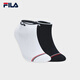 FILA 斐樂(lè )官方女襪低腰襪套裝夏新款舒適休閑運動(dòng)襪短襪2雙裝襪子 標準白/傳奇藍-99-- 2雙 XS