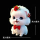 小動(dòng)物貼紙3d 新款卡通遮丑墻貼萌寵貼紙裝飾小圖案冰箱門(mén)臥室門(mén) 美麗蝴蝶結狗狗