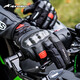 Alpinestars SMX-Z a星摩托車手套四季防水羊皮拼接短款機車騎行手套 黑紅熒光1030 XL