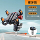 蘭帕特電動(dòng)車手機(jī)支架多功能外賣騎手專用后視鏡九號(hào)小牛電瓶車摩托車防震防抖鋁合金自行車山地車支架 鈦灰色丨M10螺牙安裝款
