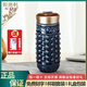 乾唐軒 【官方授權(quán)】活瓷杯大乾坤雙層隨身杯男士便攜帶蓋水杯陶瓷杯子 寶石藍(lán)