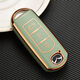 馬自達阿特茲鑰匙套馬3昂克賽拉CX4/CX5/CX-8馬6汽車(chē)鑰匙包殼扣女 A款智能3按鍵-抹茶綠單殼馬自達