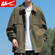 回力外套男春秋季開(kāi)衫夾克男休閑男士外套百搭工裝衣服男裝真5折