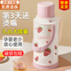 小廚鼠3.2L家用熱水瓶熱水保溫壺學(xué)生暖壺女生暖瓶外殼塑料暖水瓶IQWEBH (莓有煩惱)粉-加厚殼體 3.2L 升級抗菌防爆內(nèi)膽-3.2L