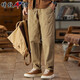 增致牛仔（zengzhi）潮牌日系工裝休閑褲男2025秋冬新款寬松直筒百搭哈倫高端褲子男褲