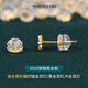 虔生緣細針耳堵耳釘后塞耳釘耳帽耳環(huán)膠塞硅膠堵頭塑料耳釘塞防掉耳塞pj 金色超細硅膠耳堵4對