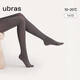ubras100D微壓輕塑發(fā)熱打底連褲襪黑絲襪女保暖防勾絲 炭灰色 均碼 