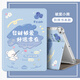 Qise適用iPad6/5保護(hù)套9.7英寸蘋果平板電腦第五代第六代保護(hù)殼帶筆槽卡通彩印硅膠氣囊可休眠防摔軟殼 【被愛小熊】氣囊書本款 iPad5/6通用【9.7英寸】單殼