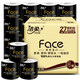 潔柔有芯卷紙 黑Face加厚4層200克*27卷 高克重 衛(wèi)生紙卷筒紙紙巾整箱