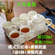 紅鐵普 家用歐式陶瓷茶具茶壺茶杯套裝客廳簡(jiǎn)約喝茶喝水陶瓷杯泡茶壺 大號歐式茶壺1100ml+6杯(帶茶盤(pán)