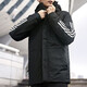Adidas阿迪達(dá)斯男裝冬季新款運(yùn)動(dòng)服休閑夾克外套棉衣連帽保暖棉服 IX8884/黑色三條杠/經(jīng)典款 M /175/96A