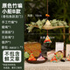 暑假手工diy古風(fēng)竹編船材料包制作創(chuàng  )意香囊非遺手工藝品掛飾 香包款（魚(yú)躍龍門(mén)）B