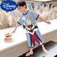 迪士尼（DISNEY）兒童連體睡衣男童女童春夏季薄款防踢短·袖連體衣奧特曼寶寶家居 奧特曼 105 /8碼建議身高95-105CM