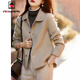 AEMAPE短外套女2026春秋冬季新款呢子外套女韓版氣質(zhì)時(shí)尚寬松上衣 米白色 M _90-115斤