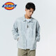 dickies 夾克 男上衣字母印花翻領(lǐng)按扣夾克010925 蠔磨灰 M
