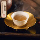 朱炳仁銅 個性梅花碟 茶道抑菌銅茶點心盤 茶碟茶托 茶具配件禮品
