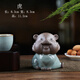 康樂(lè )品 哥窯茶寵擺件 開(kāi)片可養十二生肖手工茶玩迷你可愛(ài)茶臺創(chuàng  )意擺件 哥窯十二生肖茶寵-虎