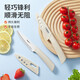 拜格水果刀家用不銹鋼瓜果刀廚師專用切水果便攜防銹刀具多功能小刀 【配刀套】經(jīng)典款水果刀-單把