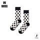 Happy Socks【新品】Happy Socks經(jīng)典波點(diǎn)襪子多巴胺襪子中筒襪襪子女ins潮 大圓點(diǎn)白 1雙 L 41-46