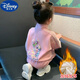 迪士尼（Disney）女童加絨套裝2024秋冬新款洋氣兔子兒童小女孩韓版網(wǎng)紅春秋兩件套 粉色加絨兩件套 130碼(適合130cm)