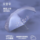 天堂傘超輕遮陽傘太陽傘女防曬小巧便攜折疊晴雨傘兩用印logo廣告?zhèn)愣ㄖ?經(jīng)典款- 深紫