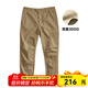 AKSERIES輕復古回潮百搭束腳休閑褲男工裝長(cháng)褲合身易穿搭AK男裝1712001 軍卡其[升級版] 32