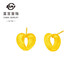 菜百首飾 黃金耳飾 足金時(shí)尚潮流莫比烏斯環(huán)心形耳飾 計(jì)價(jià) HJ 黃金耳飾 約3.60g