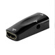龍麒 HDMI母轉(zhuǎn)VGA母 轉(zhuǎn)VGA公 帶音頻高清轉(zhuǎn)換頭hdmi to vga投影儀 電視機(jī) 帶音頻 HDMI母轉(zhuǎn)VGA母黑色