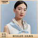 萬事利真絲絲巾女100%桑蠶絲中方巾領(lǐng)巾送媽媽禮物絲巾禮盒 夢(mèng)瑤