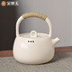 金鑲玉 茶壺圍爐電陶爐碳烤明火燒水蒸煮壺泡陶瓷茶器中大號(hào) 清源提梁壺