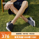 斯凱奇（Skechers）新款男鞋減震散步鞋健步鞋舒適輕便休閑運動(dòng)一腳蹬舒適輕質(zhì) 海軍藍色/灰色/NVGY 41