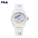 斐樂（FILA）手表時(shí)尚硅膠石英表男女情侶表學(xué)生防水腕表運(yùn)動(dòng)潮流男表6113 白色FLL38-6113-020