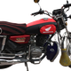 適于五羊本田CG125 金CG125 勁CG125摩托車(chē)油箱包油箱套罩皮套包騎士包裝飾工具包 0.8厚PVC紅黑搭配帶包印標