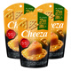 格力高（Glico）固力果Cheeza芝士三角切小餅干 日本進口零食 切達芝士味 36g*3袋