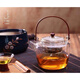 天久提梁壺玻璃手工耐熱加厚玻璃蒸茶壺過濾養(yǎng)生泡茶壺竹提梁蒸煮茶壺創(chuàng)意 竹提梁蒸茶壺(1000ml)
