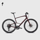 SPECIALIZED 閃電 SIRRUS X 5.0 碳纖維通勤輕量公路運動騎行城市休閑自行車 酒紅色/碳黑色 S
