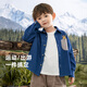 汪汪隊立大功童裝男童外套牛仔衣兒童牛仔襯衫帥氣潮酷男童襯衣 牛仔藍 140