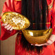 仿真元寶招財(cái)風(fēng)水?dāng)[件招財(cái)進(jìn)寶喜慶結(jié)婚大小金元寶道具新年糖果盒 大金元寶