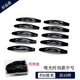 AiChoice黑色夾子bb夾發(fā)夾發(fā)卡劉海夾短發(fā)邊夾碎發(fā)頂夾女頭發(fā)側(cè)夾卡子頭飾 時尚款啞光中號10個（盒裝）