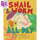 Snail and Worm All Day 蝸牛和蟲(chóng)子在一起 英文原版兒童精裝繪本 故事繪本 6到9歲 Tina Kugler