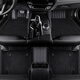 世格適用于奧迪A6L A4L Q5 Q5L Q7 A3 A5 A8 A8LQ3大包圍汽車腳墊 真皮+仿羊絨【黑色系】