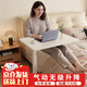 易漫床邊桌氣動(dòng)升降桌床上電腦桌可移動(dòng)折疊床上飯桌臥室學(xué)習辦公書(shū)桌 【京配】經(jīng)典升降68*36cm珍珠白