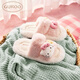 果殼（Gukoo）拖鞋女冬季新款HelloKitty聯(lián)名可愛女士居家毛毛拖鞋 奶白 38-39
