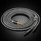 ATAUDIO 單晶銅鍍銀HD800S升級線發(fā)燒3.5mm 4.4mm 4針平衡HD800耳機升級線 4.4平衡 1.2米